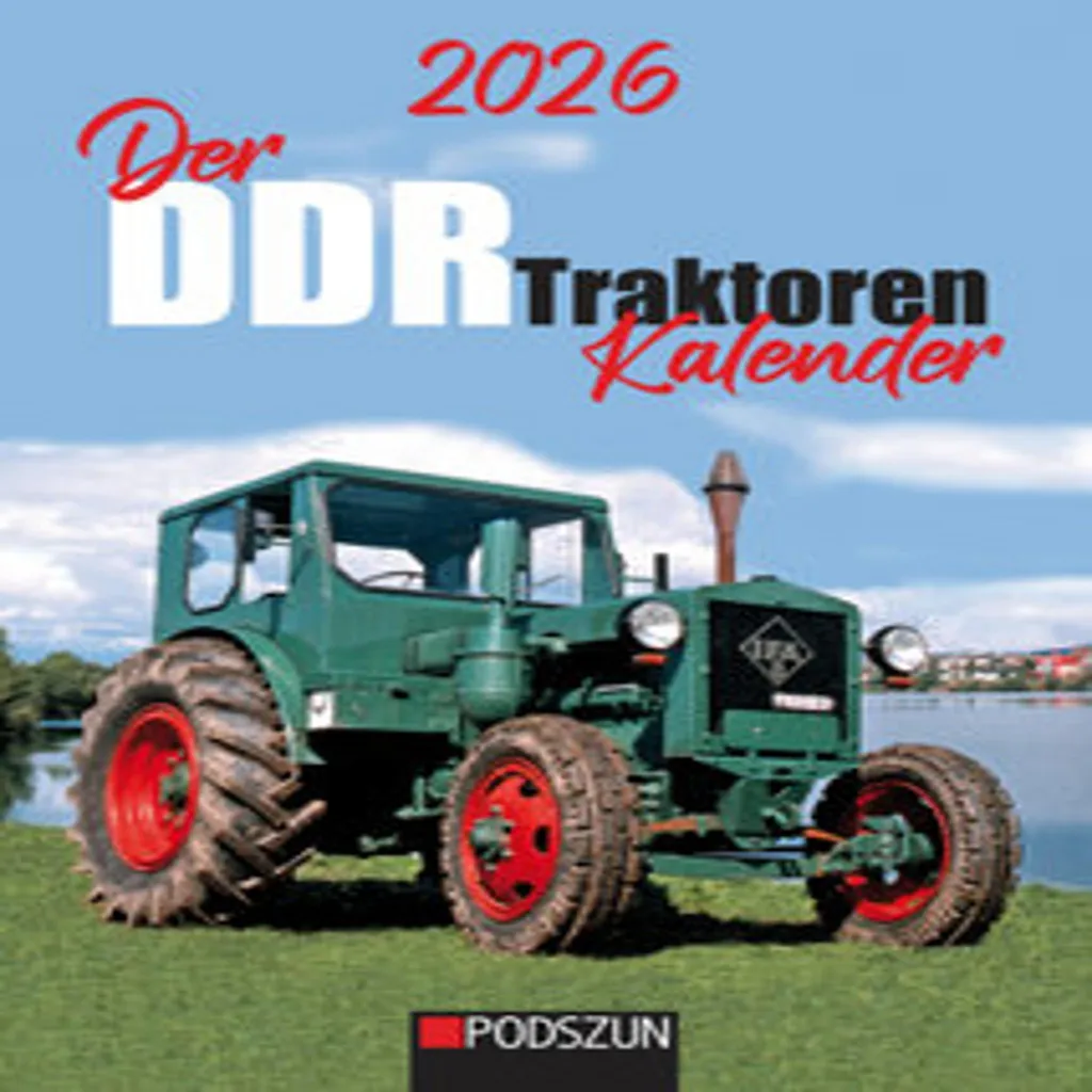Calendrier 2026 Tracteurs RDA - Papier épais et visuels grands formats
