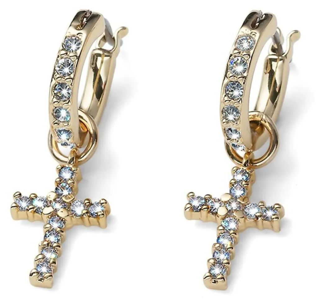 Bagues plaquées or avec croix People 23031G - Bijoux élégants femme