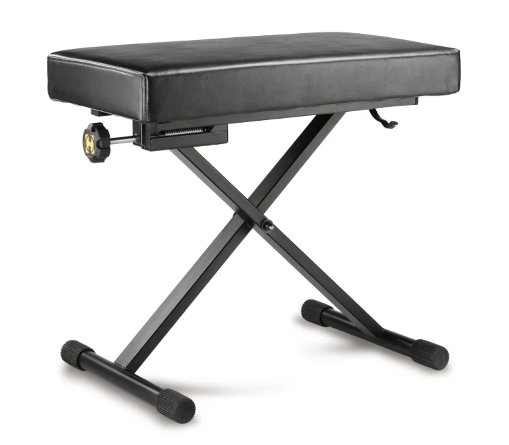 Banquette Hercules KB200B pour Piano : Fini le Mal de Dos en Jouant Noir