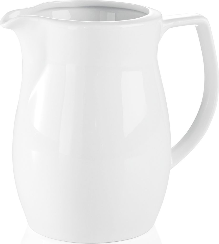 Krug Karaffe 1 l, weiß, Porzellan