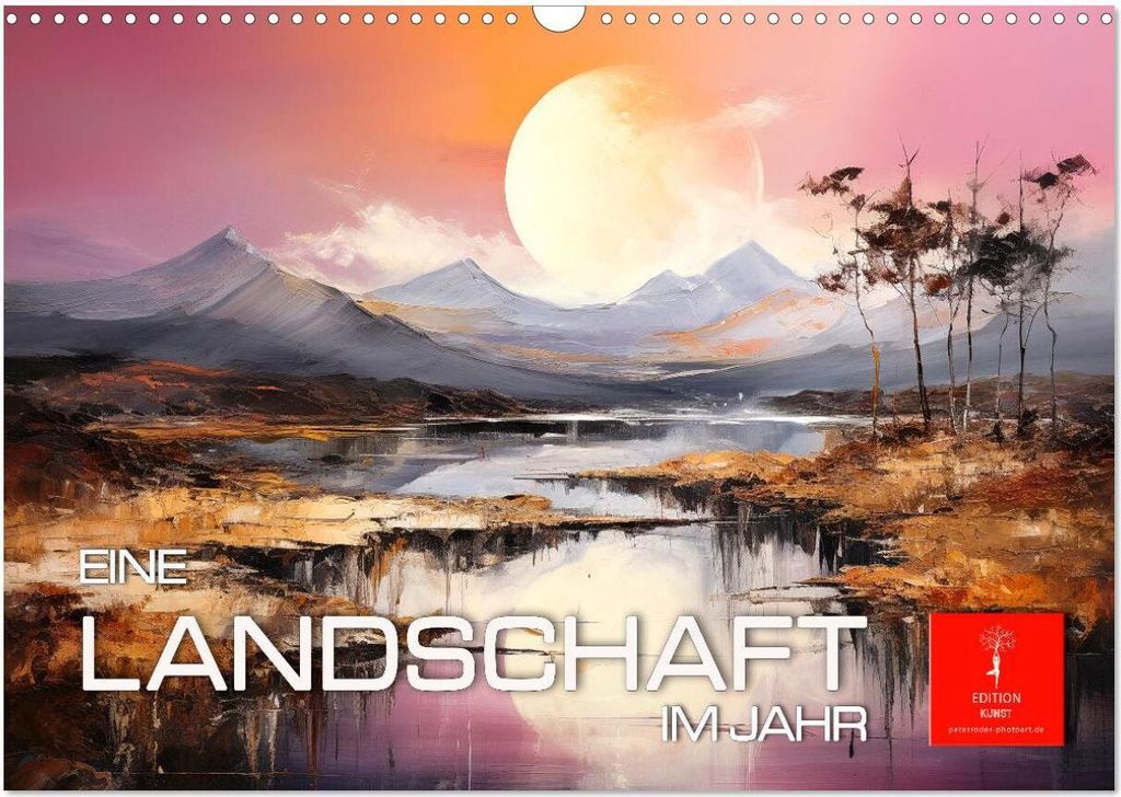 Eine Landschaft im Jahr (Wandkalender 2026 DIN A3 quer), CALVENDO Monatskalender