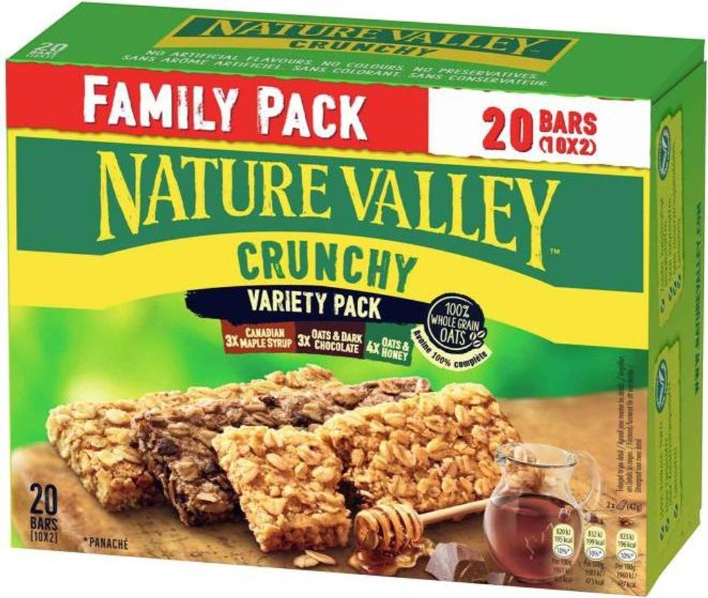Nature Valley Crunchy Variety Pack Müsliriegel Mischung Produktbild 