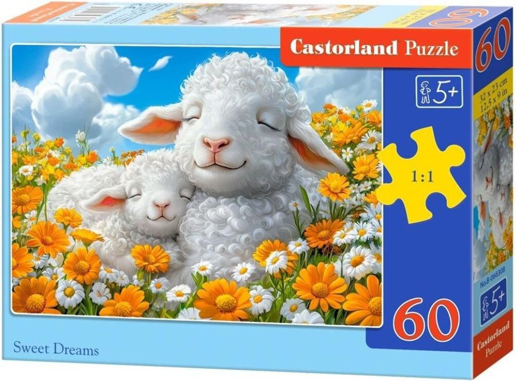 CASTORLAND Puzzle Sü ß er Schnee 60 dks