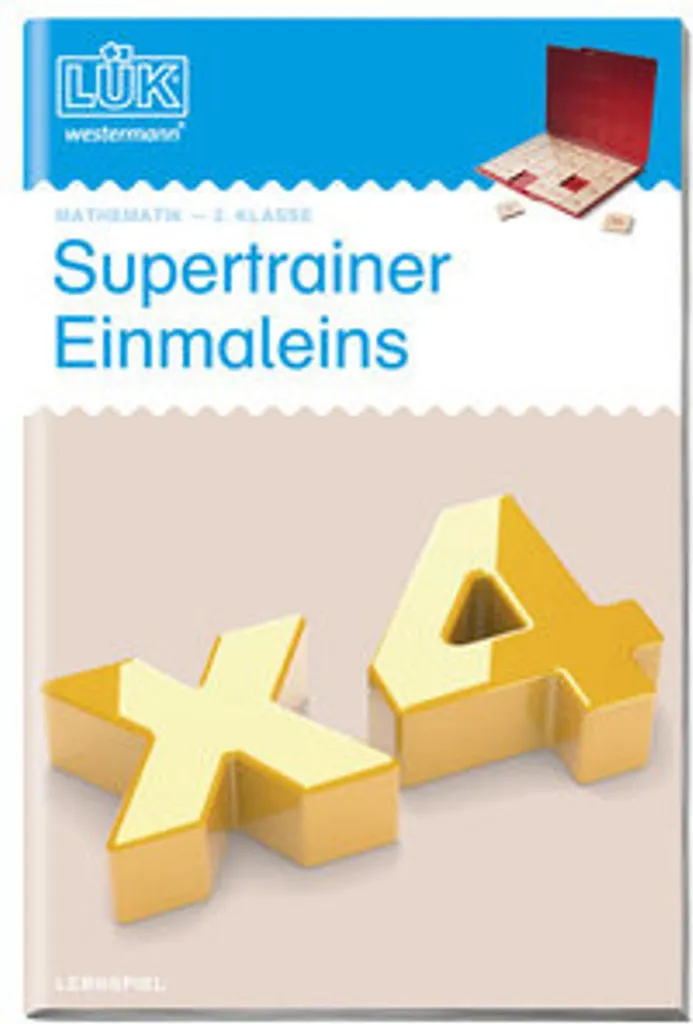 LÜK Supertrainer Einmaleins : Méthode d'autocontrôle pour multiplication