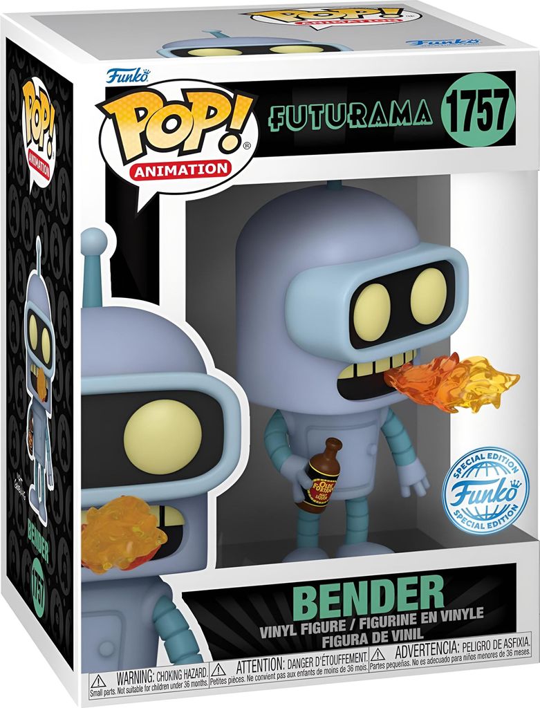 Figur Futurama - Bender (Funko POP! Television 1757)