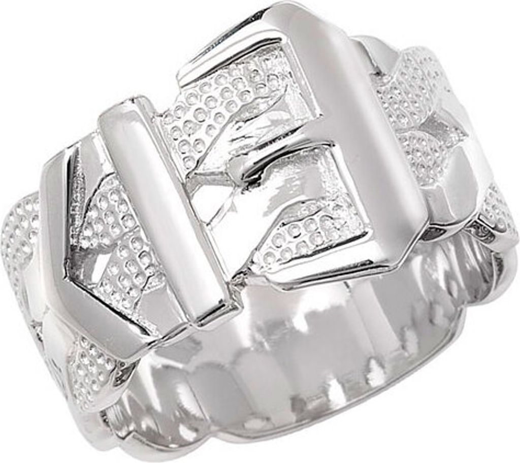 Modischer 925 Sterling Silber Herren - Ring, 60 (19.1); TRS22179RSS