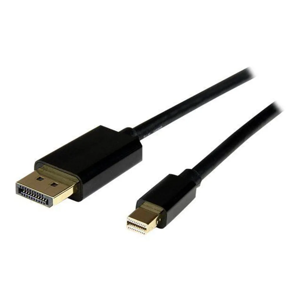 Câble Vidéo Mini DisplayPort vers DisplayPort Noir pour Écran PC 2m