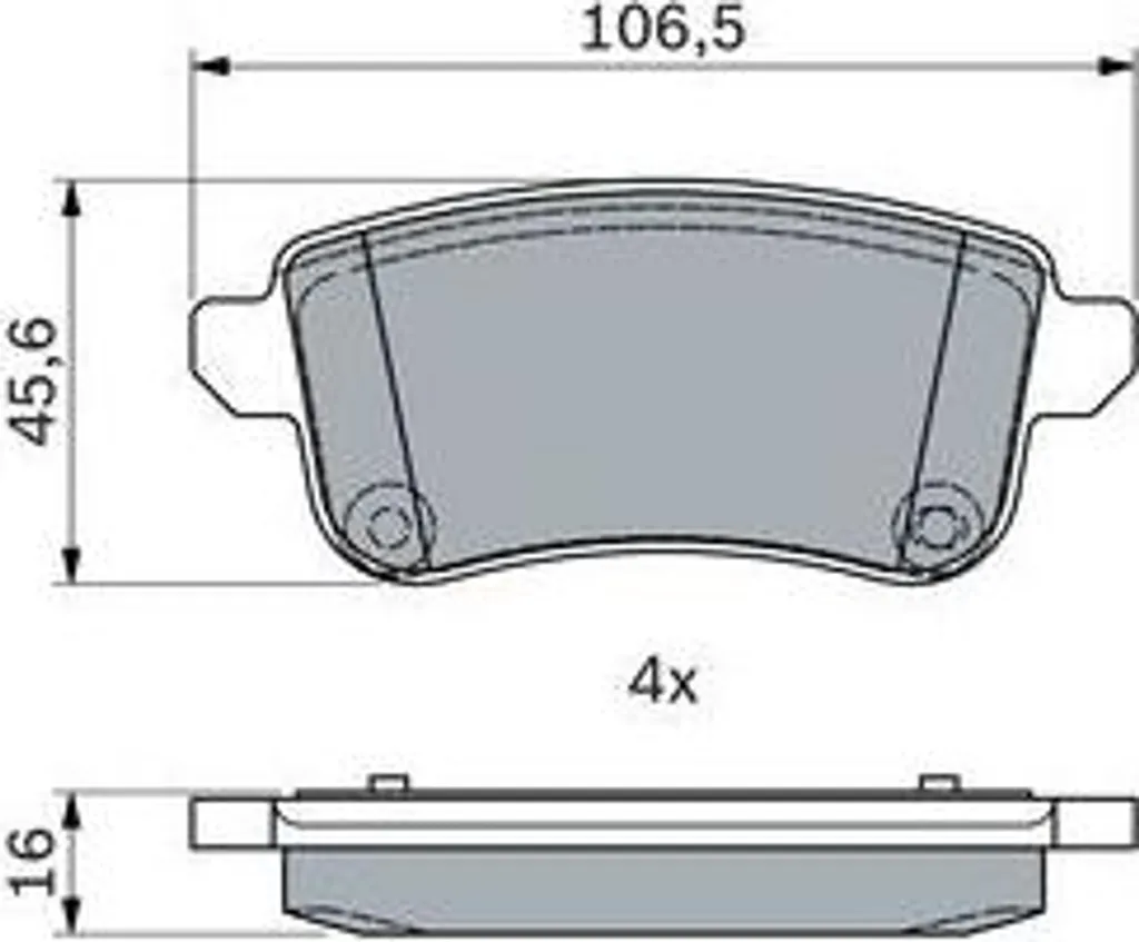 Plaquettes de frein pour Juke F16 et Scenic III - Entretien freinage