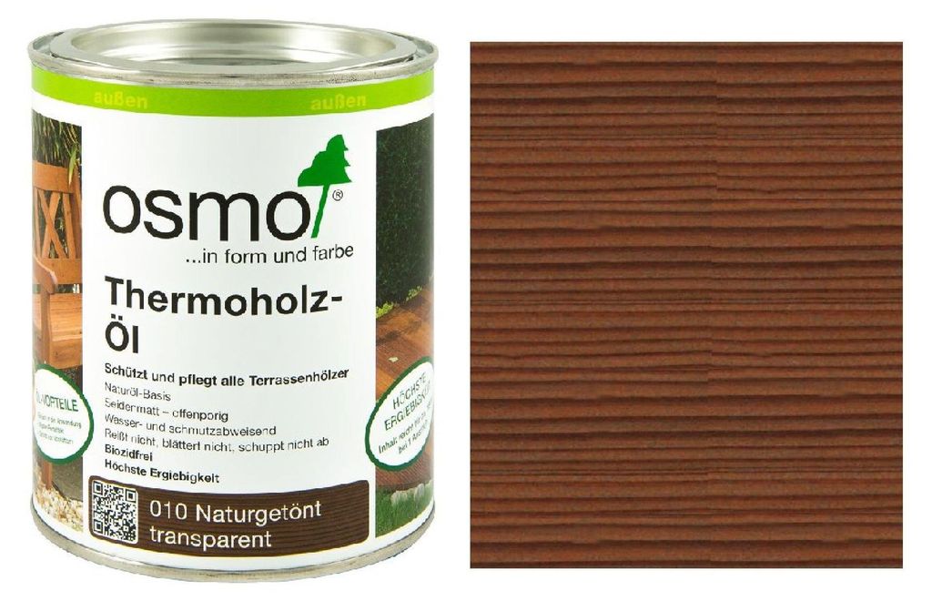 Osmo Thermoholz-Öl Naturgetönt 0,75 l - 11500043 Produktbild 