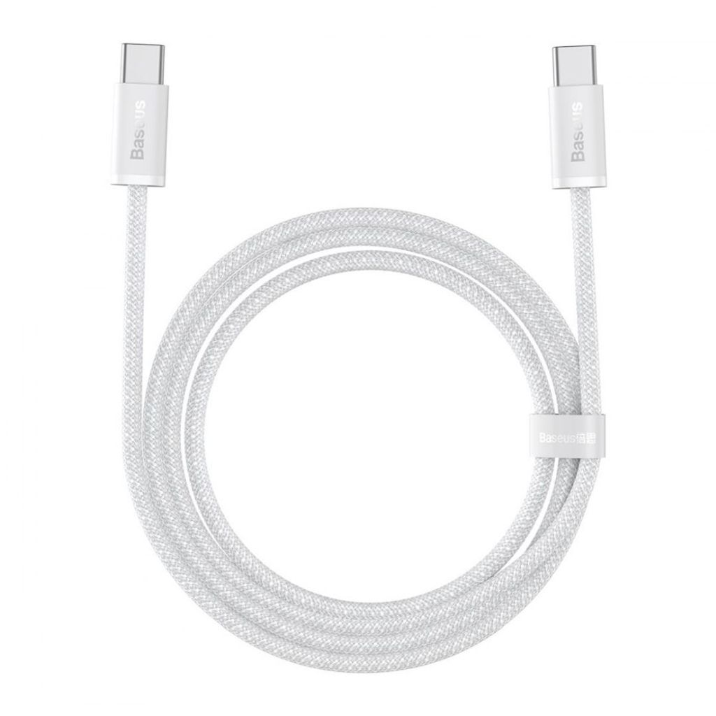Baseus Dynamic Series USB-C - USB-C-Kabel 100 W, 2 m - Wei