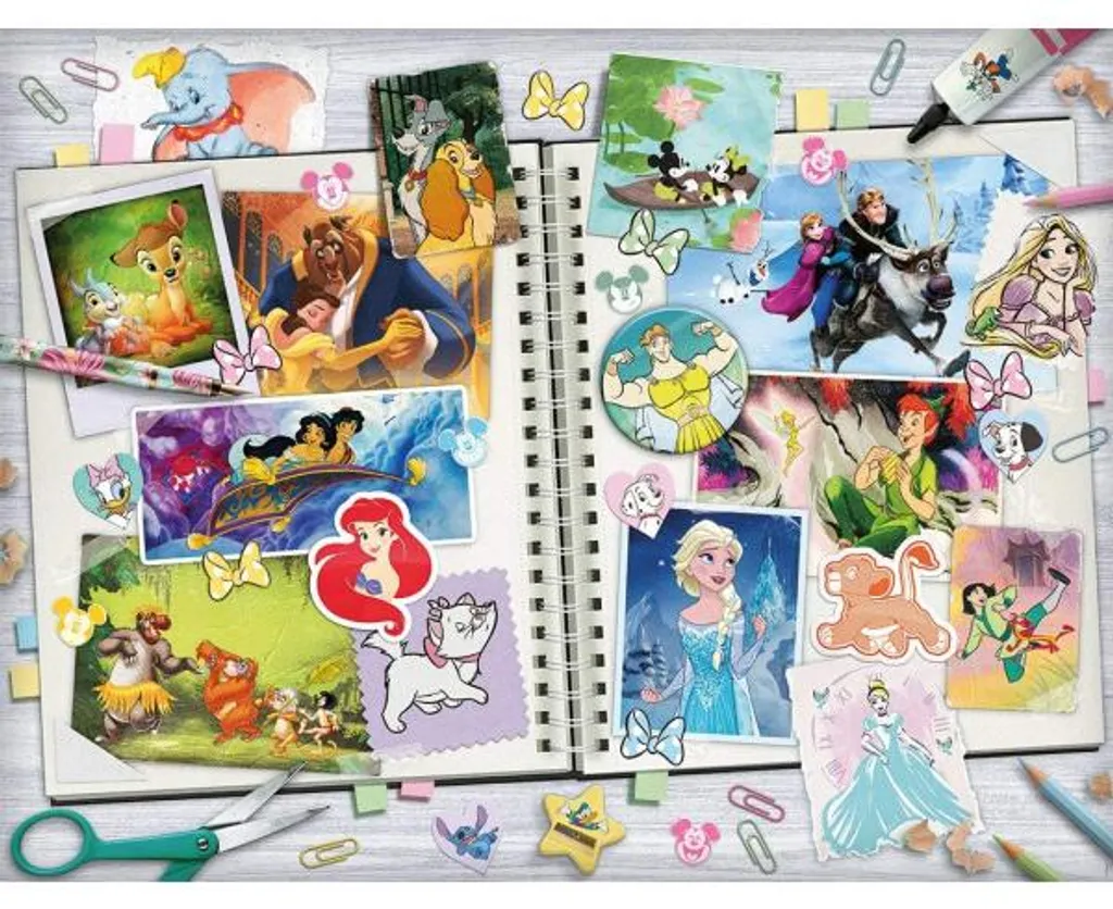 Puzzle 2000 pièces Disney Mickey et ses Amis pour adultes - Nathan 878871