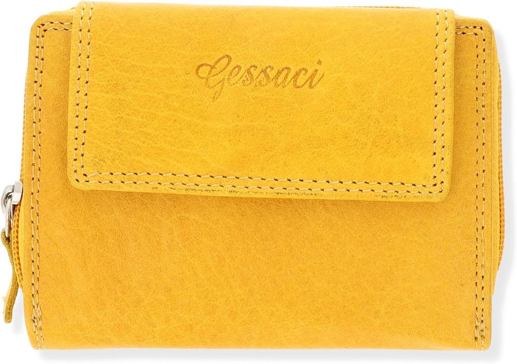 Damen Leder Geldbörse mit RFID Schutz klein, kleines Portemonnaie aus Echtleder mit großer Kapazität, 13 Fächer, Münzfach, Geldbeutel für Frauen