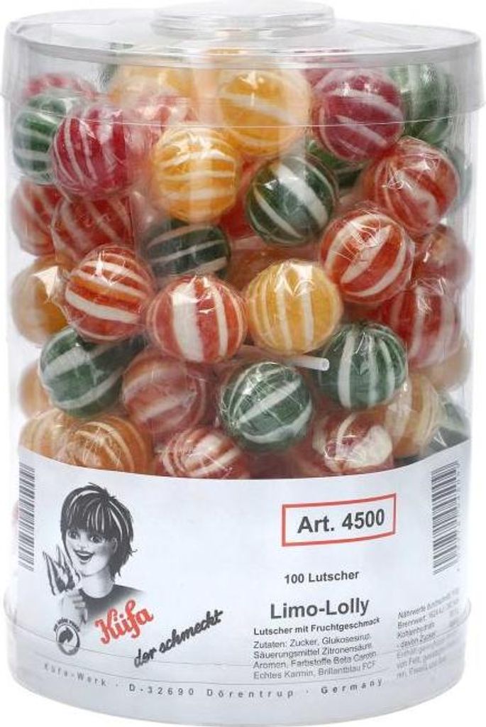 Küfa Limo-Lolly 100 Stück 1,7kg Produktbild 