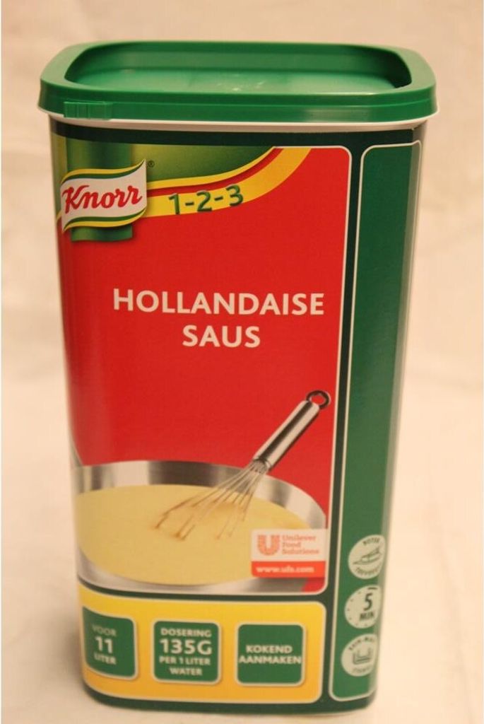 Knorr 1-2-3 Saucenpulver Hollandaise 1,22 Kilo Produktbild 