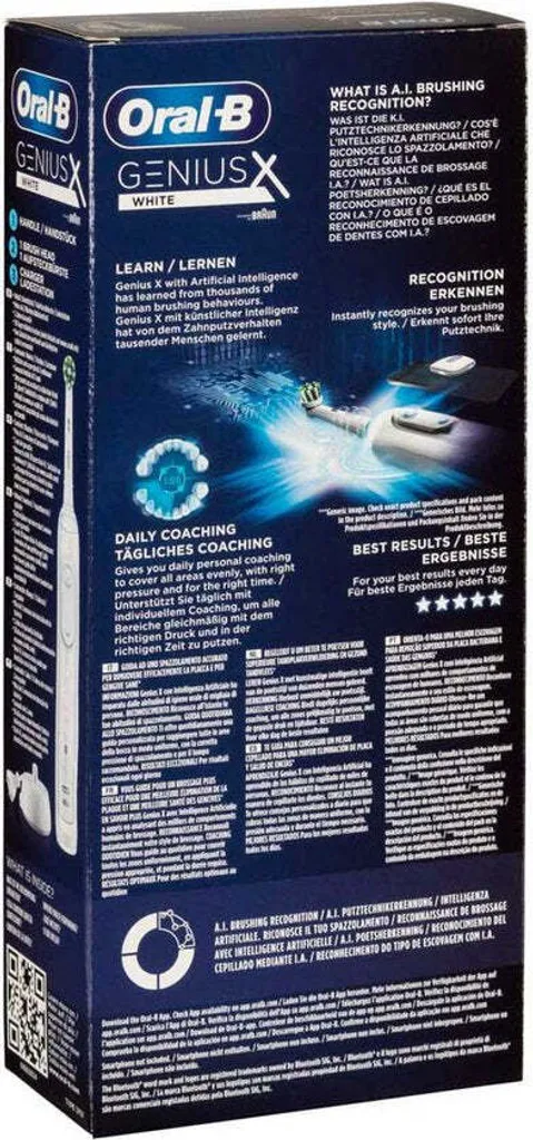 Oral-B Genius X White 396901 Brosse à Dents Électrique avec Intelligence - 10