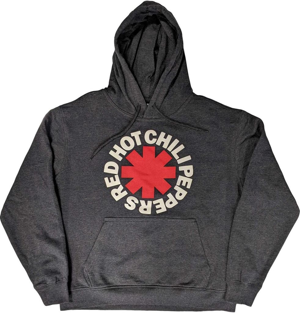 Red Hot Chilli Peppers - "Classic Asterisk" Kapuzenpullover für Herren/Damen Uni RO3708 (S) (Anthrazit)