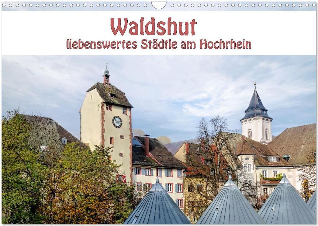 Waldshut - liebenswertes Städtle am Hochrhein (Wandkalender 2026 DIN A3 quer), CALVENDO Monatskalender