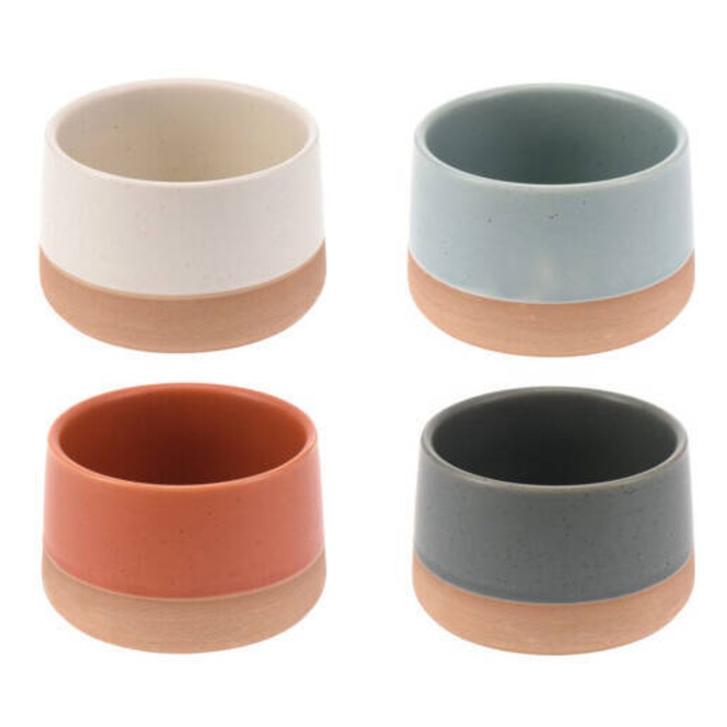 Excellent Houseware Schalen-Set 4 Stück Steingut Produktbild 