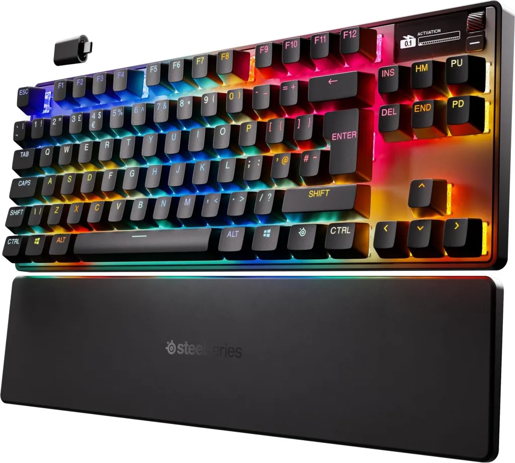Clavier Gamer Sans Fil SteelSeries Apex Pro TKL Gen 3 Idéal E-Sport