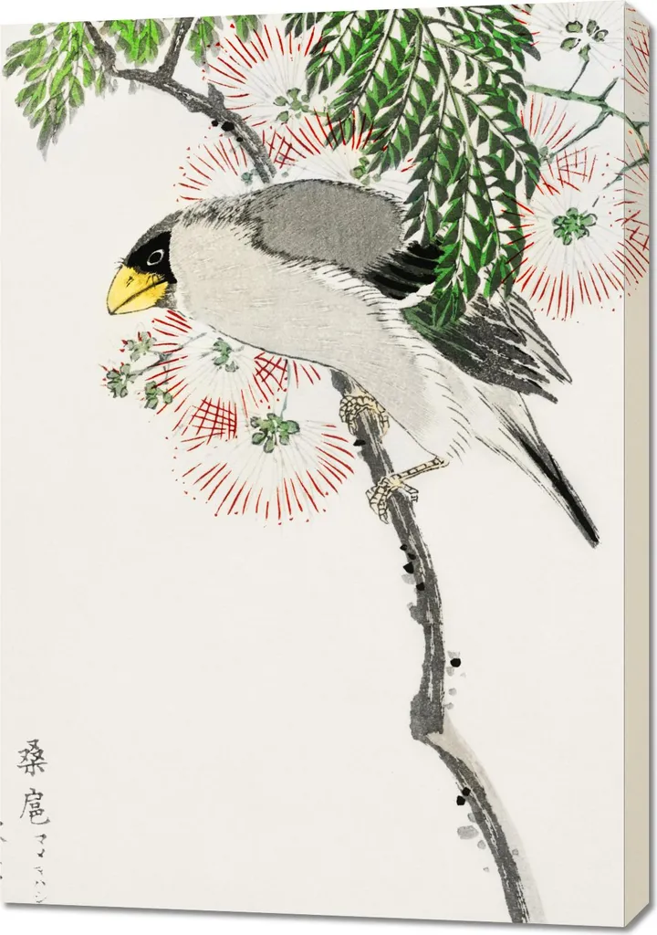 Tableau japonais vintage 70x100 cm en toile de haute qualité Kashu