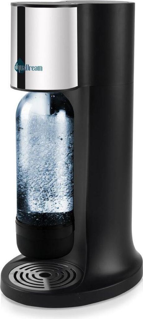 Orion Wassersprudler Sprudler zum Aufsprudeln von Wasser Kohlensäure für Wasser Siphonflasche schwarz AquaDream