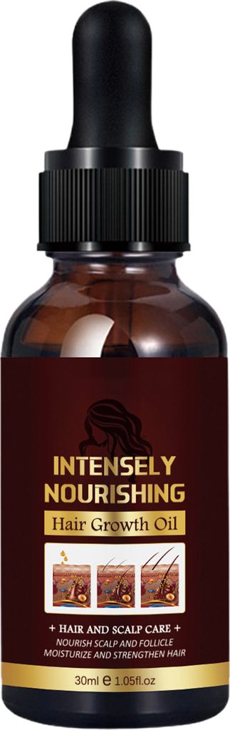 30 ml ätherisches Haarwachstumsöl, beschleunigt das Wachstum, pflegt das Haar und verdickt es tief, pflegt Produkte gegen Haarausfall, repariert ...