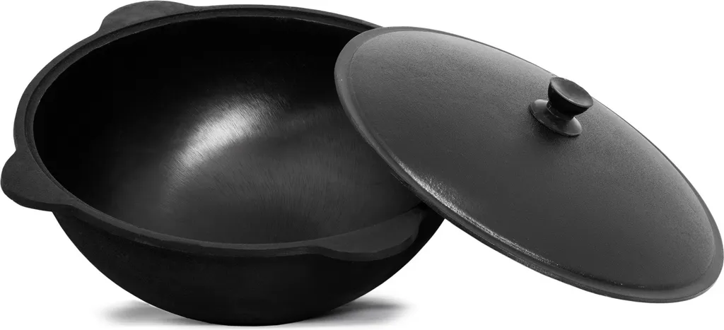 Kazan 12L Namangan in Ghisa Originale con Coperchio - Offerta BBQ Online - 7