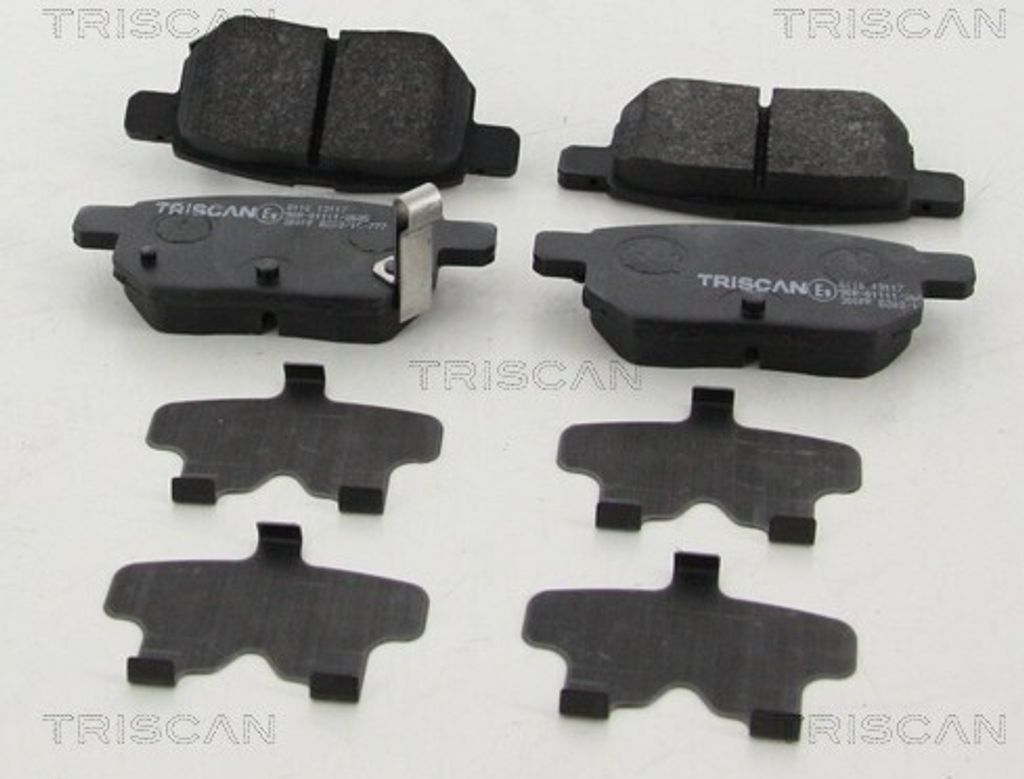 Bremsbelagsatz, Scheibenbremse