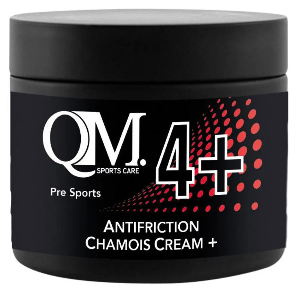 QM Sports Care 4+ Crème anti-frottements pot de 200 ml pour cyclisme