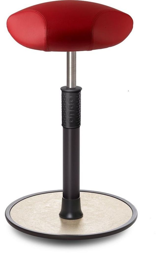 Sitz- Stehhocker Free Tall Triangel skai Kunstleder Rot Produktbild 