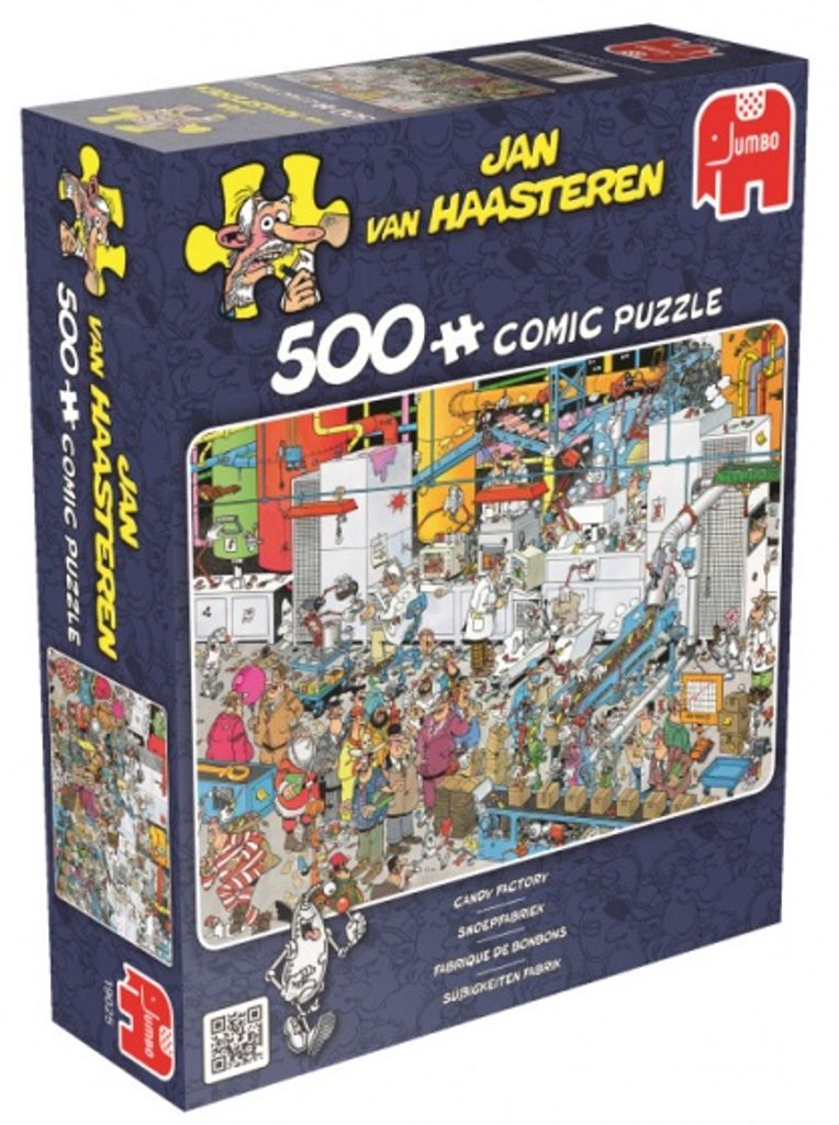Jan van Haasteren - Fabryka cukierków - puzzle 500 Zdjęcie produktu 