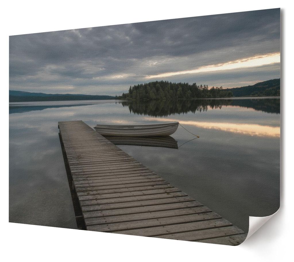 See des Friedens - Kunstdruck A4 - Fotografie- Wandbild für Wohnzimmer Schlafzimmer & Flur, Modernes Poster Wanddeko, Ungerahmt