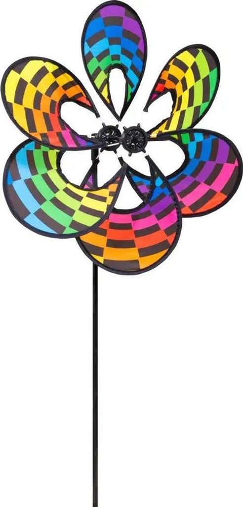 HQ Paradise Flower Rainbow Checker