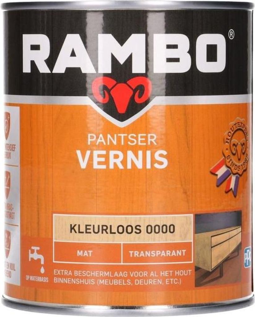 Panzerlack matt transp. 0,75l Rambo