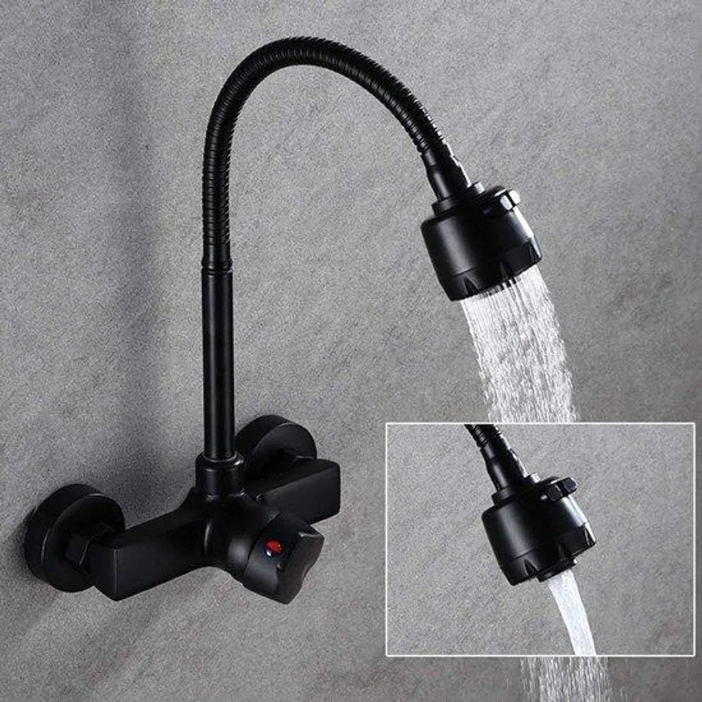 Robinet de cuisine haut de gamme inox brossé - Mitigeur série Pro V2