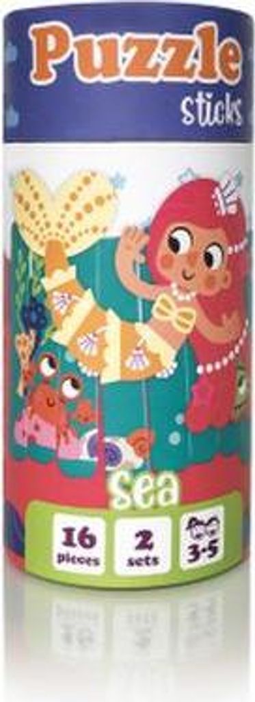 Pädagogisches Spiel Puzzle Sticks Ocean Mermaid Puzzle Roter Kafer