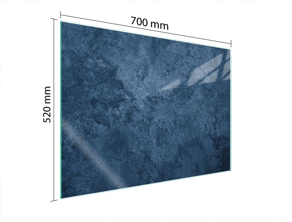 Glasschutzplatte Für Herd 70X52 Schiefer
