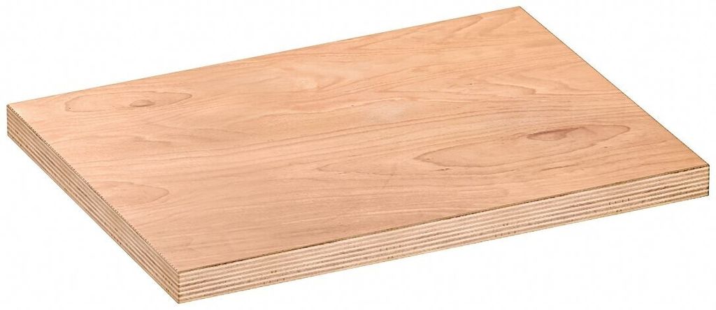 VIGOR Holz-Arbeitsplatte klein V6000-0676 L x B x H: 676 mm x 500 mm x 40 mm