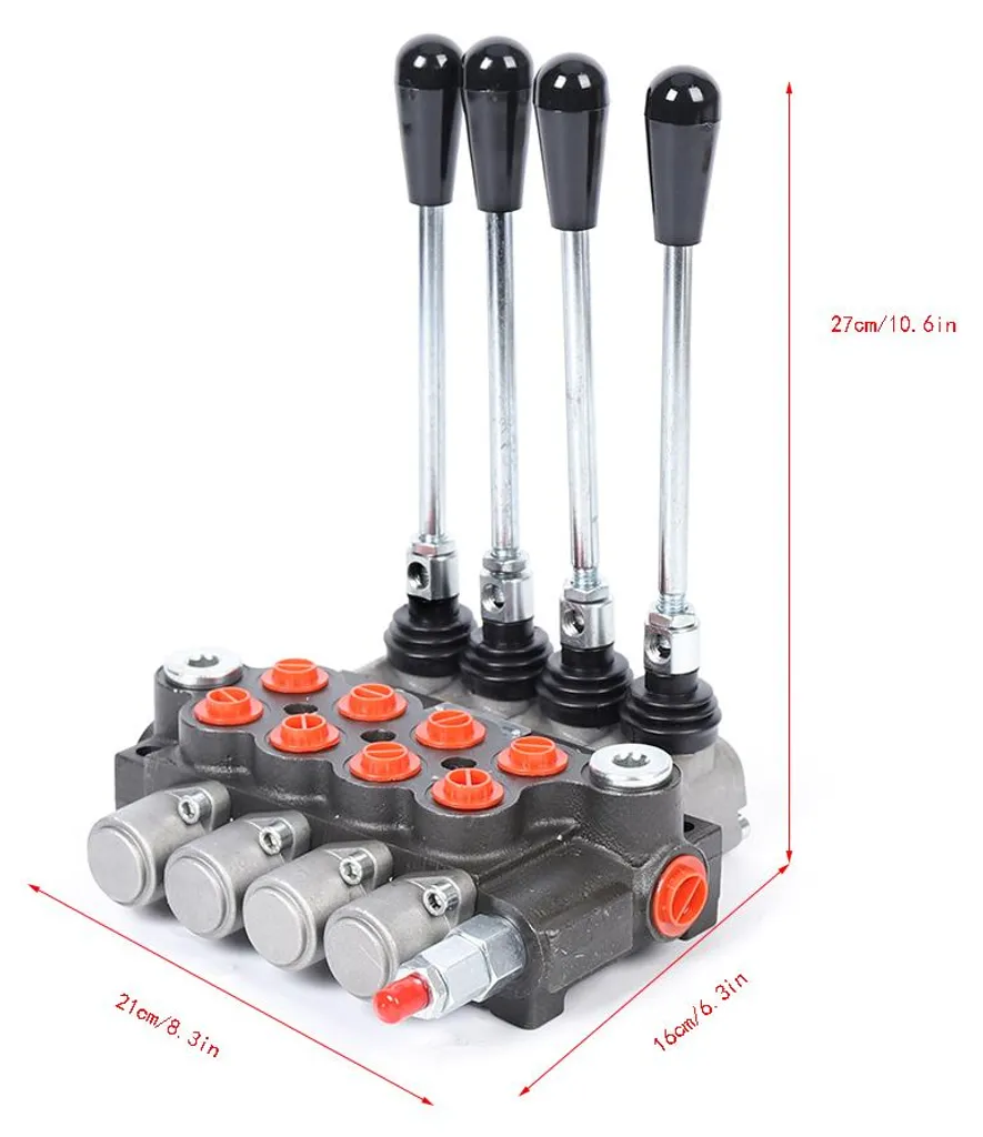 Distributeur hydraulique manuel 4 positions avec limiteur de pression