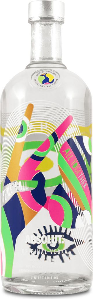 Absolut LIFE BALL Original Vodka Limited Edition 2019 40% Vol. 1l