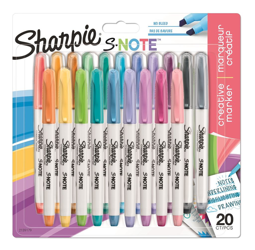 Sharpie 2139179 1x20 Marcatore creativo Sharpie S-Note 20 Immagine del prodotto 