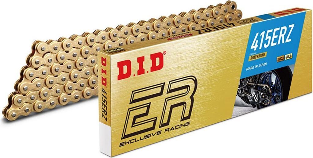 DID Kette "415ERZ G&G" 1/2 x 3/16, Exklusiv Ra 134 Glieder