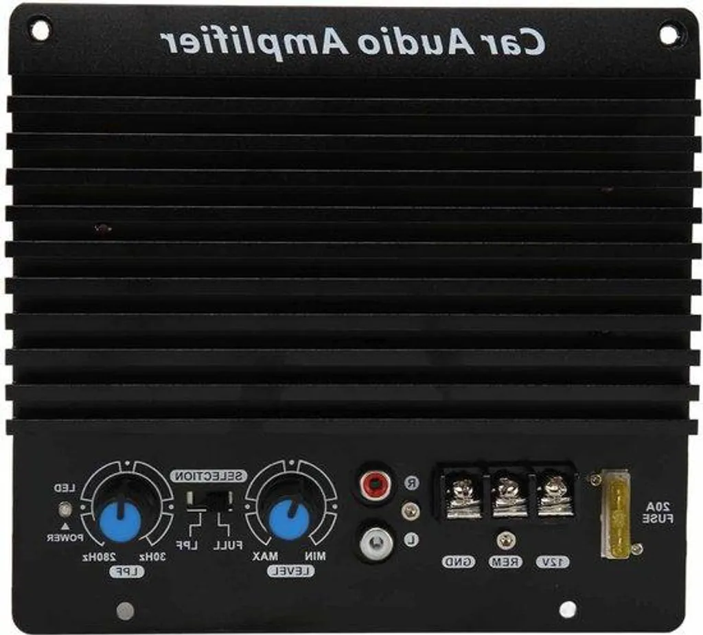 Ampli de basse pour voiture 1000W - Système audio pour subwoofer 8-12"