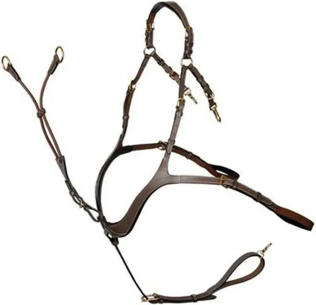 Pettorale Harry's Horse Deluxe Brown Full | Massima Libertà Spalla