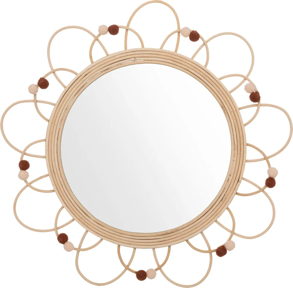 Miroir en rotin CAMPAGNE pour agrandir et éclairer votre intérieur