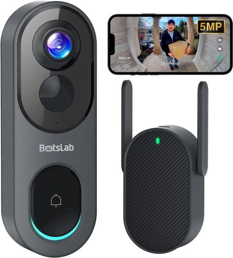 Caméra de vidéosurveillance Wi-Fi 5 MP avec batterie autonomie 210 jours
