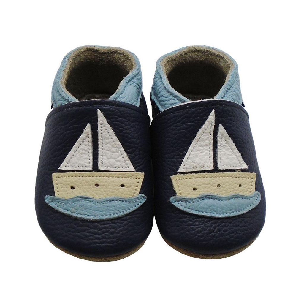 MEJALE® Baby Krabbelschuhe aus Echtleder, weiche Produktbild 