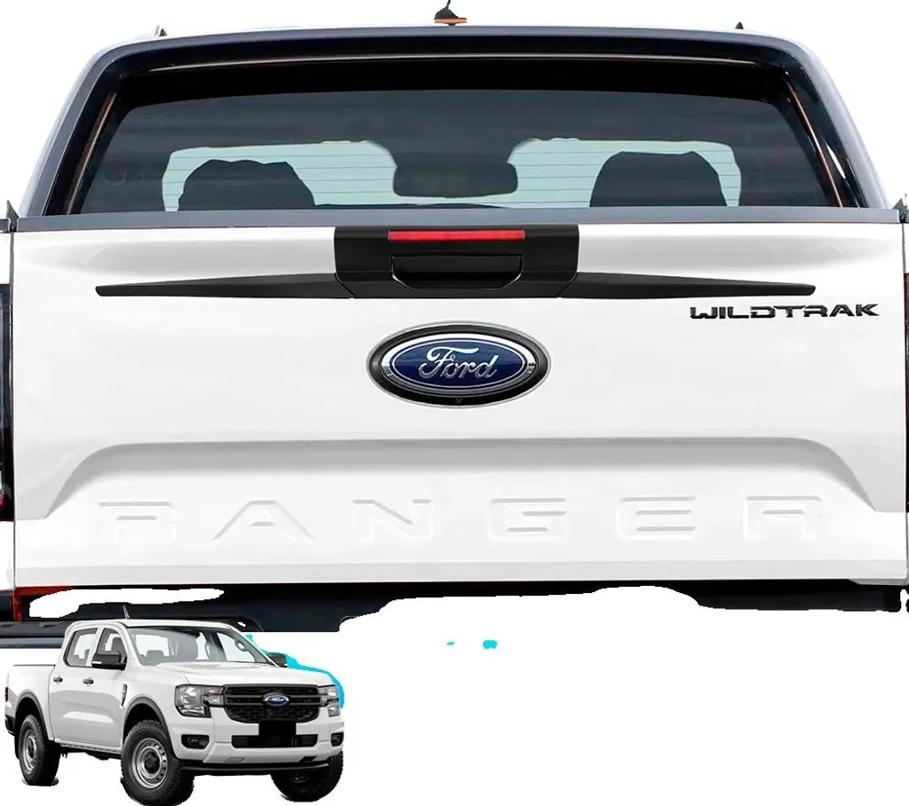 Couverture de Hayon Noir Mat en ABS pour Ford Ranger 2023 2024