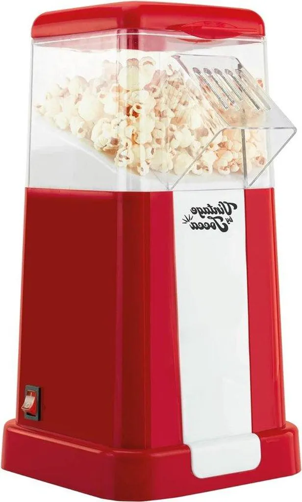 Appareil à pop-corn sans huile 1200W - Machine rétro pour snack sain