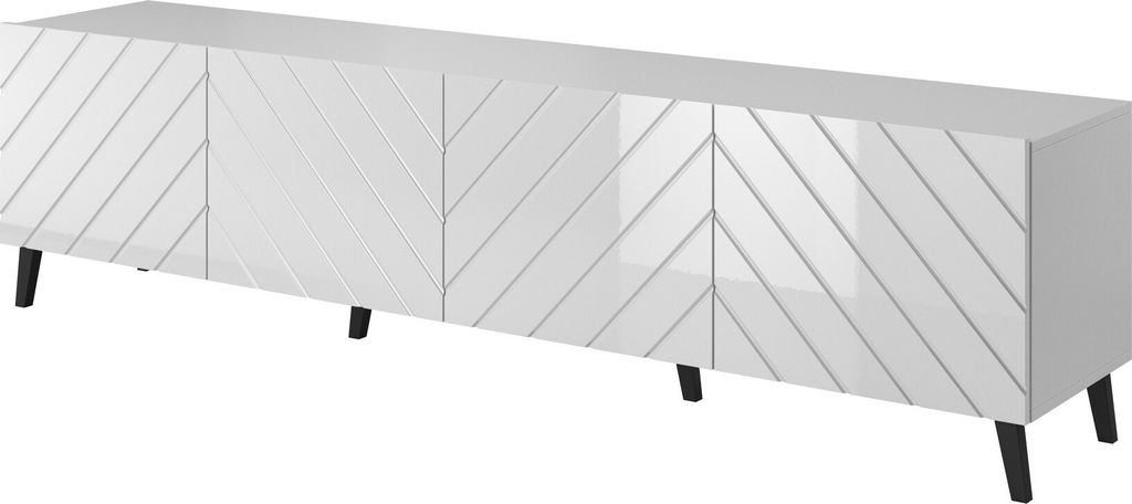 Furniture24 Fernsehschrank Abeto Lowboard 200 cm Produktbild 